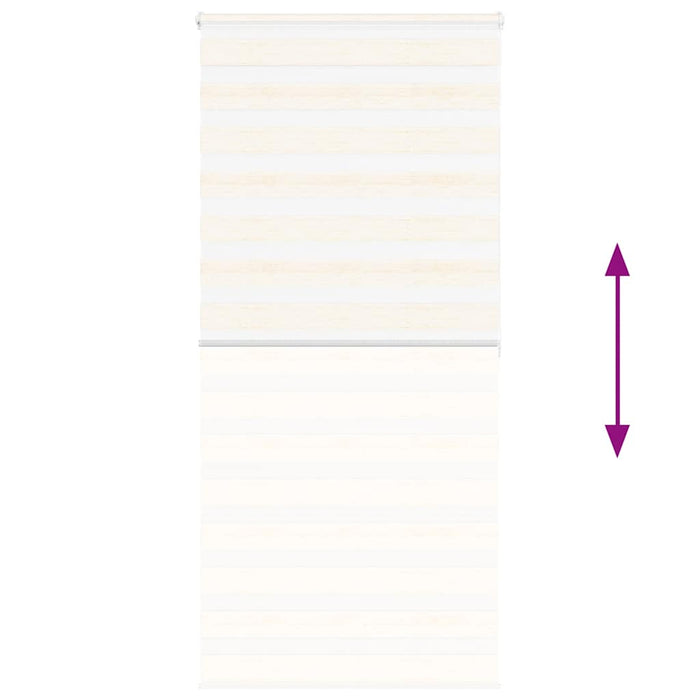 Tenda a Rullo Zebra Larghezza Tessuto 105,9 cm Poliestere