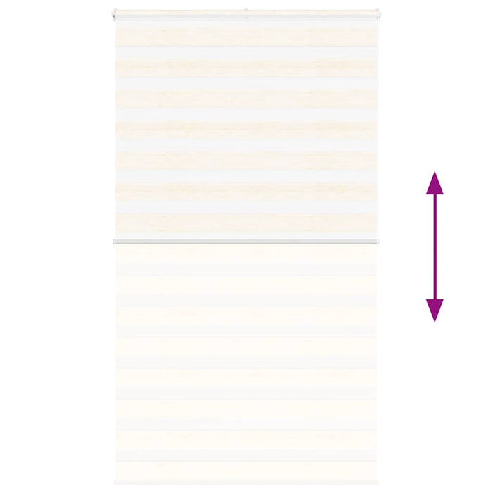 Tenda a Rullo Zebra Larghezza Tessuto 130,9 cm Poliestere