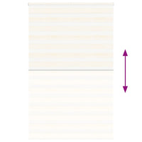 Tenda a Rullo Zebra Larghezza Tessuto 135,9 cm Poliestere