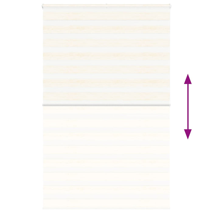 Tenda a Rullo Zebra Larghezza Tessuto 135,9 cm Poliestere