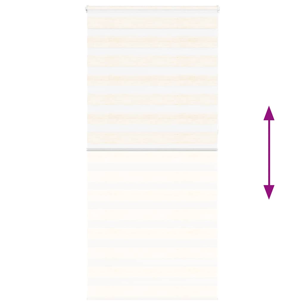 vidaXL Tenda a Rullo Zebra Larghezza Tessuto 100,9 cm Poliestere