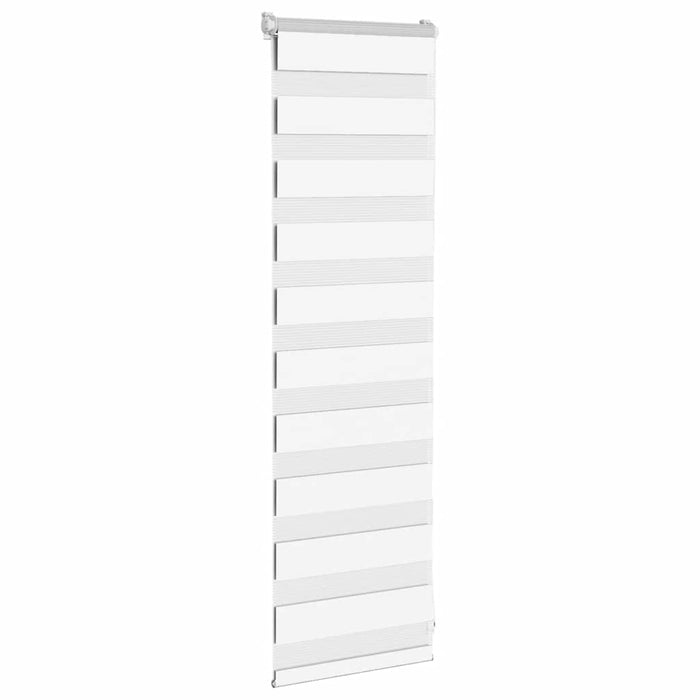 vidaXL Tenda a Rullo Zebra Larghezza Tessuto 40,9 cm Poliestere