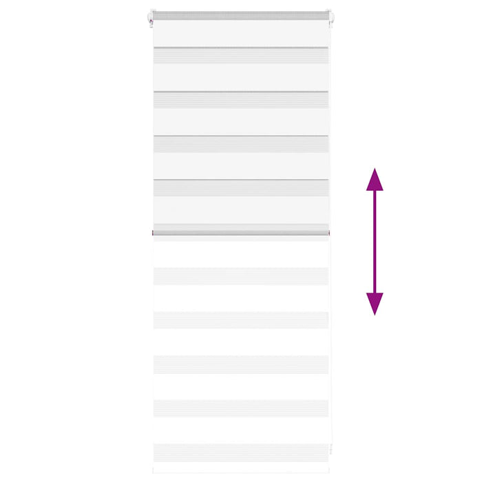 Tenda a Rullo Zebra Larghezza Tessuto 60,9 cm Poliestere 4014722