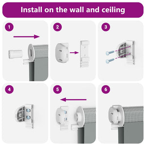 Tenda a Rullo Zebra Larghezza Tessuto 120,9 cm Poliestere 4014734