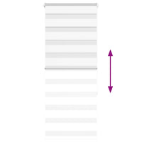 Tenda a Rullo Zebra Larghezza Tessuto 50,9 cm Poliestere 4014746