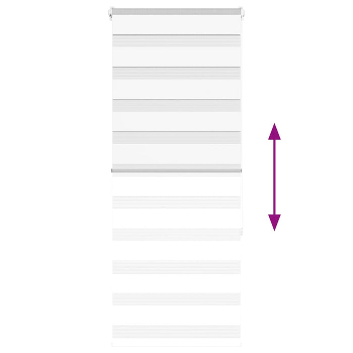 Tenda a Rullo Zebra Larghezza Tessuto 50,9 cm Poliestere 4014746