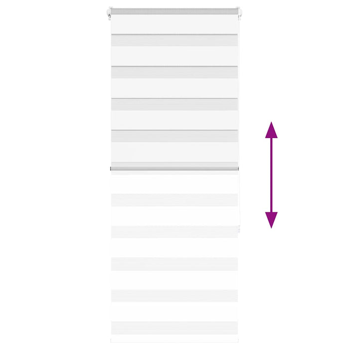 Tenda a Rullo Zebra Larghezza Tessuto 55,9 cm Poliestere 4014747