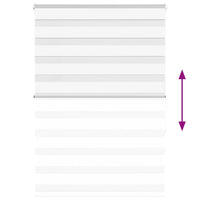 Tenda a Rullo Zebra Larghezza Tessuto 105,9 cm Poliestere