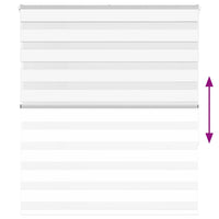 Tenda a Rullo Zebra Larghezza Tessuto 115,9 cm Poliestere 4014759