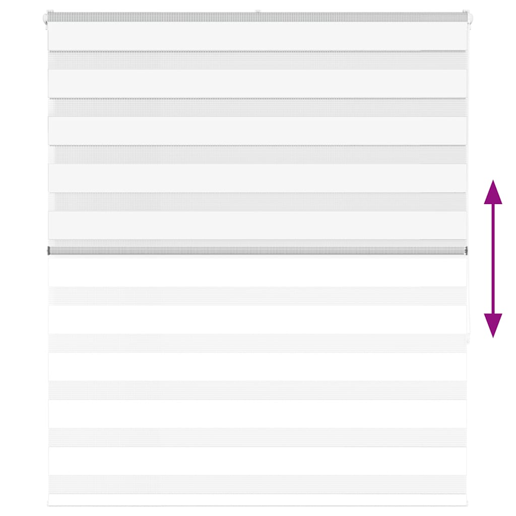 Tenda a Rullo Zebra Larghezza Tessuto 130,9 cm Poliestere 4014762