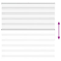 Tenda a Rullo Zebra Larghezza Tessuto 140,9 cm Poliestere 4014764