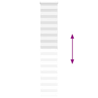 Tenda a Rullo Zebra Larghezza Tessuto 40,9 cm Poliestere 4014770