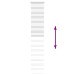 Tenda a Rullo Zebra Larghezza Tessuto 40,9 cm Poliestere 4014770