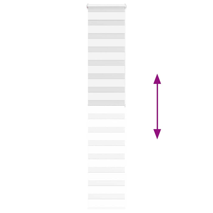 Tenda a Rullo Zebra Larghezza Tessuto 40,9 cm Poliestere 4014770