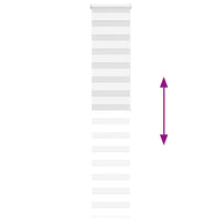 Tenda a Rullo Zebra Larghezza Tessuto 45,9 cm Poliestere 4014771