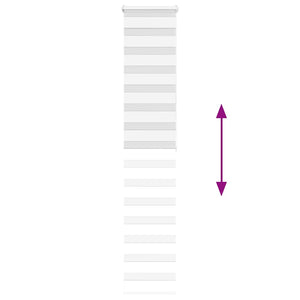 Tenda a Rullo Zebra Larghezza Tessuto 45,9 cm Poliestere 4014771