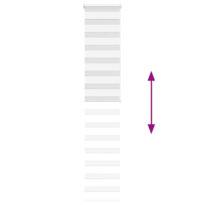 Tenda a Rullo Zebra Larghezza Tessuto 45,9 cm Poliestere 4014771