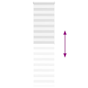 Tenda a Rullo Zebra Larghezza Tessuto 55,9 cm Poliestere 4014773