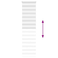 Tenda a Rullo Zebra Larghezza Tessuto 60,9 cm Poliestere 4014774