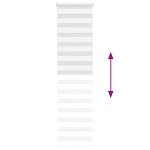 Tenda a Rullo Zebra Larghezza Tessuto 60,9 cm Poliestere 4014774