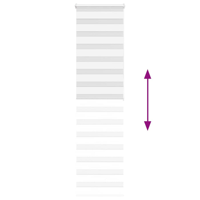 Tenda a Rullo Zebra Larghezza Tessuto 60,9 cm Poliestere 4014774