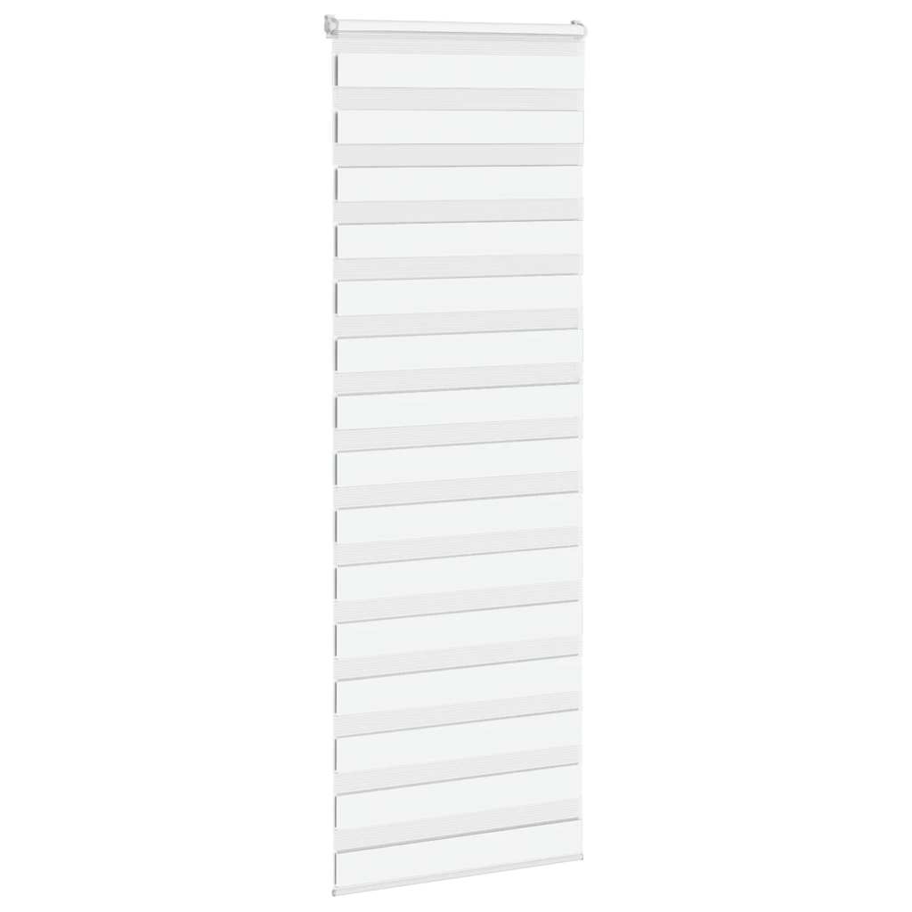 vidaXL Tenda a Rullo Zebra Larghezza Tessuto 65,9 cm Poliestere