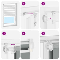 Tenda a Rullo Zebra Larghezza Tessuto 90,9 cm Poliestere 4014780