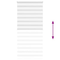 Tenda a Rullo Zebra Larghezza Tessuto 95,9 cm Poliestere