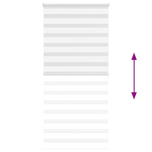 Tenda a Rullo Zebra Larghezza Tessuto 105,9 cm Poliestere 4014783