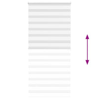 Tenda a Rullo Zebra Larghezza Tessuto 110,9 cm Poliestere 4014784