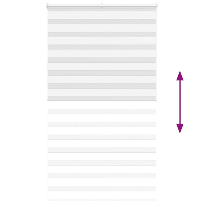 Tenda a Rullo Zebra Larghezza Tessuto 120,9 cm Poliestere 4014786