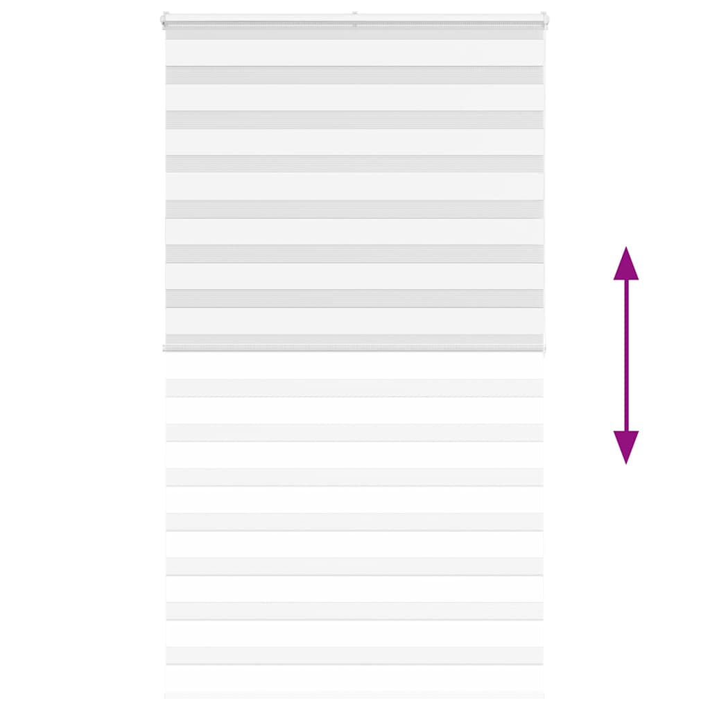 Tenda a Rullo Zebra Larghezza Tessuto 125,9 cm Poliestere 4014787