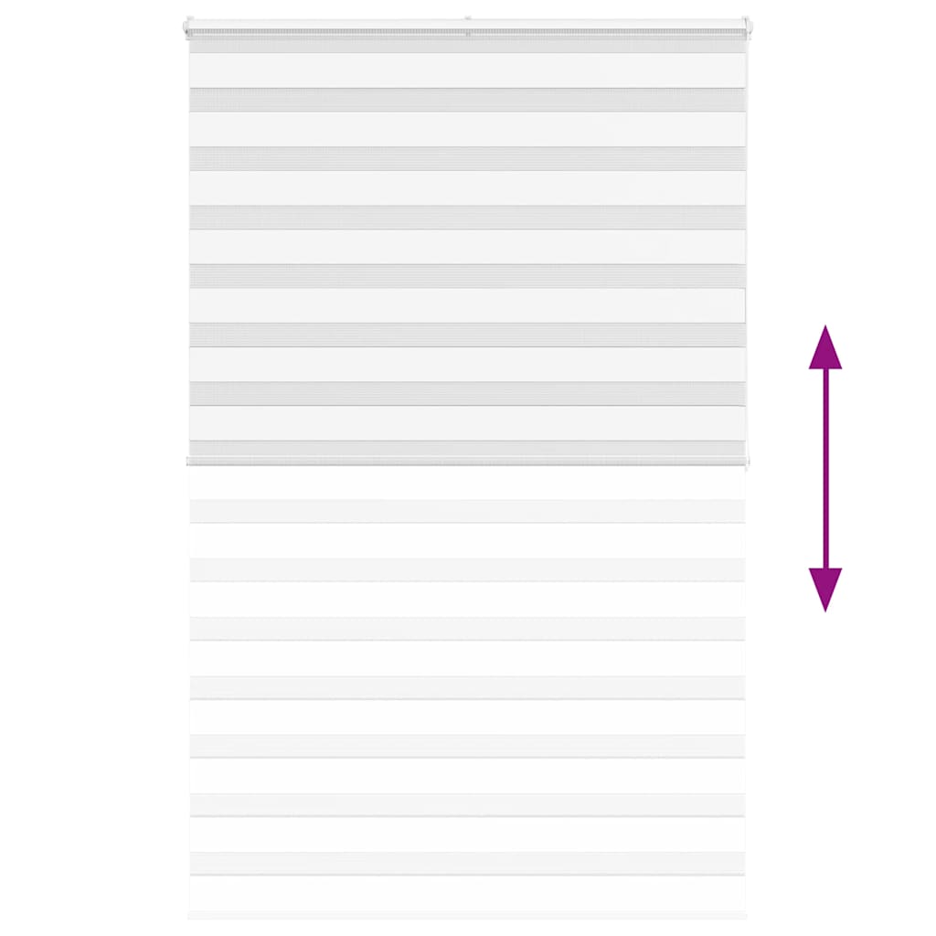 Tenda a Rullo Zebra Larghezza Tessuto 135,9 cm Poliestere