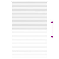 Tenda a Rullo Zebra Larghezza Tessuto 135,9 cm Poliestere