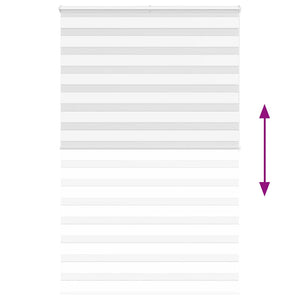 Tenda a Rullo Zebra Larghezza Tessuto 135,9 cm Poliestere 4014789