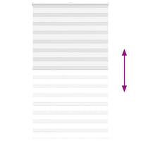 Tenda a Rullo Zebra Larghezza Tessuto 125,9 cm Poliestere 4014813