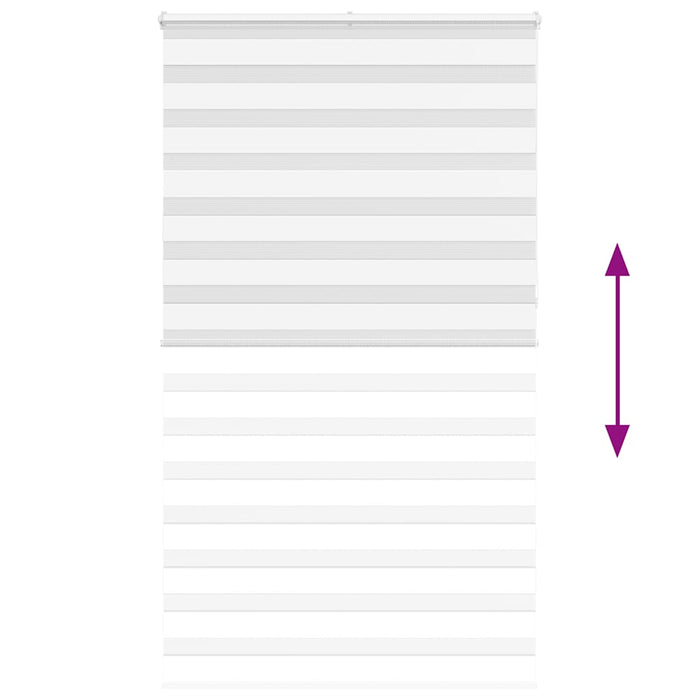 Tenda a Rullo Zebra Larghezza Tessuto 125,9 cm Poliestere 4014813