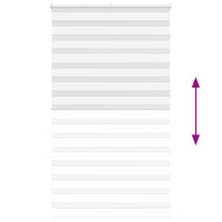 Tenda a Rullo Zebra Larghezza Tessuto 130,9 cm Poliestere 4014814