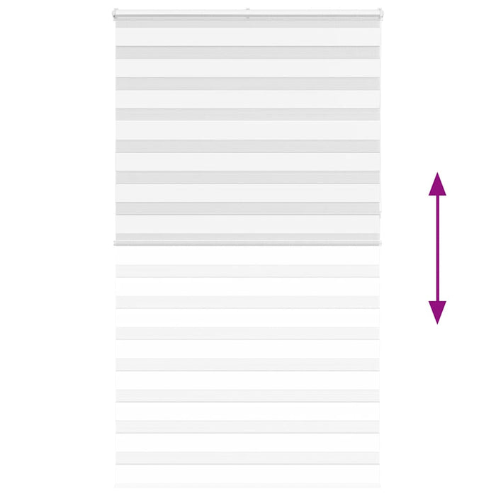 Tenda a Rullo Zebra Larghezza Tessuto 130,9 cm Poliestere 4014814