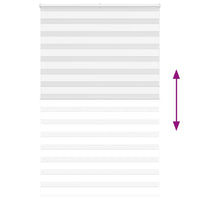 Tenda a Rullo Zebra Larghezza Tessuto 135,9 cm Poliestere 4014815