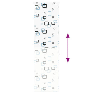 Tenda a Rullo Doccia 60x240 cm Larghezza Tessuto 56 cm 4014821