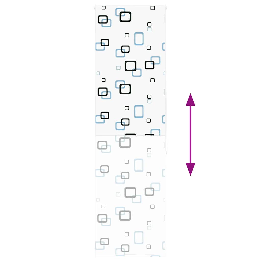 vidaXL Tenda a Rullo Doccia 70x240 cm Larghezza Tessuto 66 cm
