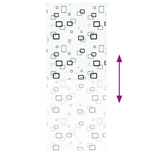 Tenda a Rullo Doccia 100x240 cm Larghezza Tessuto 96 cm