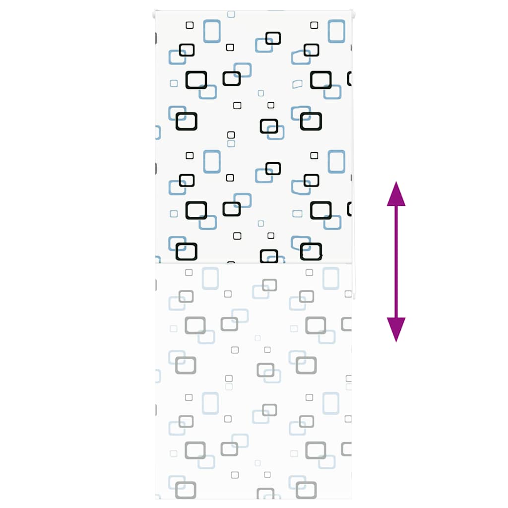 Tenda a Rullo Doccia 110x240 cm Larghezza Tessuto 106 cm 4014826