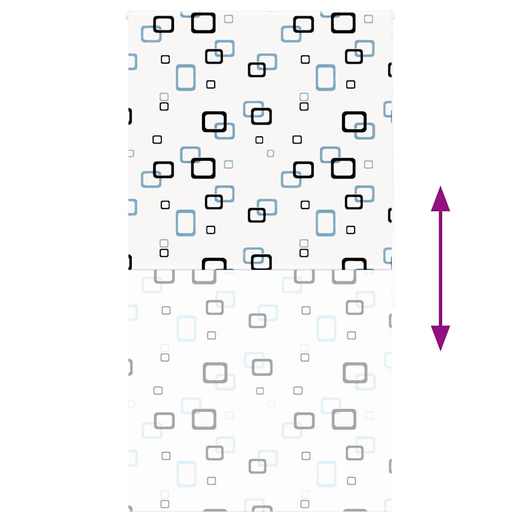 Tenda a Rullo Doccia 130x240 cm Larghezza Tessuto 126 cm 4014828