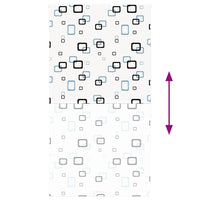 Tenda a Rullo Doccia 130x240 cm Larghezza Tessuto 126 cm 4014828