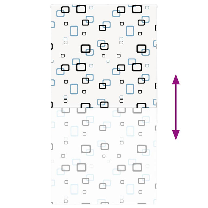 Tenda a Rullo Doccia 130x240 cm Larghezza Tessuto 126 cm 4014828