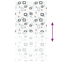 vidaXL Tenda a Rullo Doccia 140x240 cm Larghezza Tessuto 136 cm