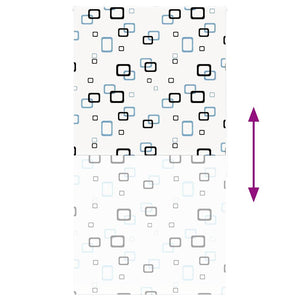Tenda a Rullo Doccia 140x240 cm Larghezza Tessuto 136 cm 4014829