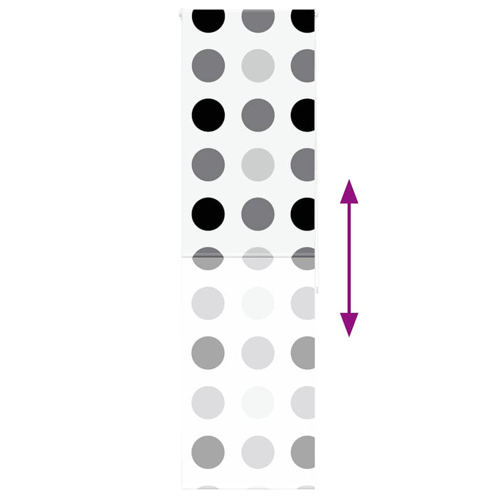 Tenda a Rullo Doccia 70x240 cm Larghezza Tessuto 66 cm 4014833